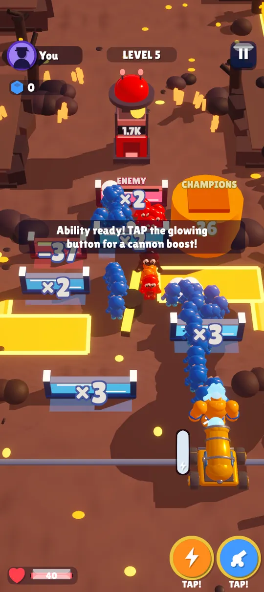 Level 5, Volcano: lava field track
